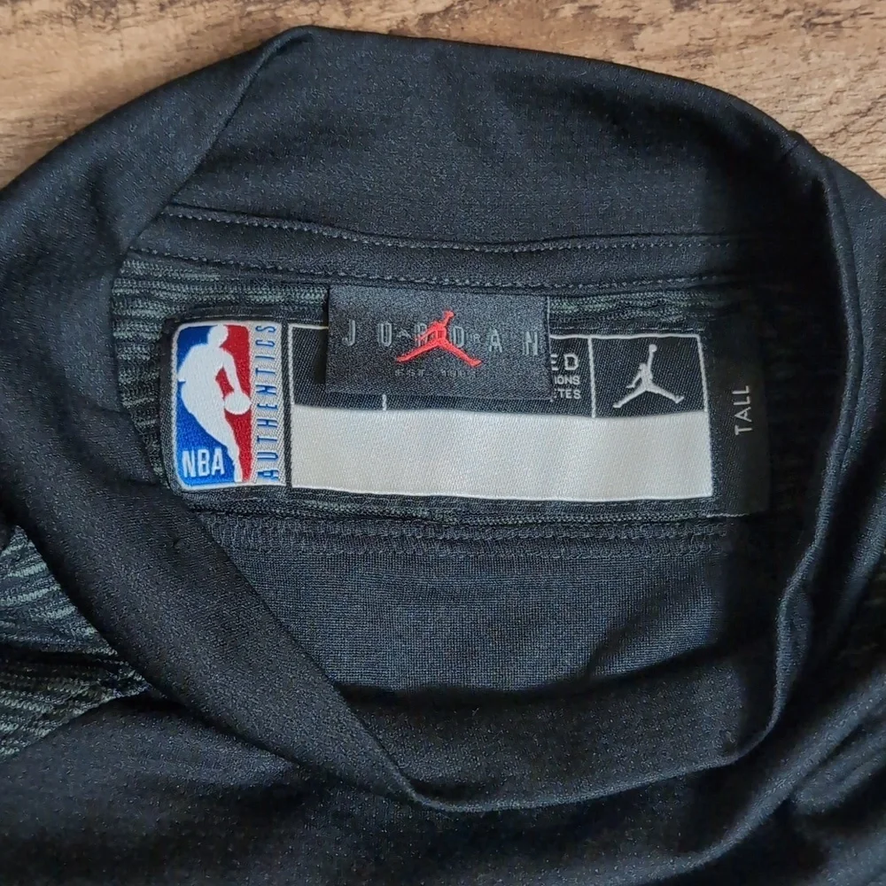 Jordan NBA All Star 2023 Warm Up Shooting Shirt Size LT in Black Nike Dri-Fit